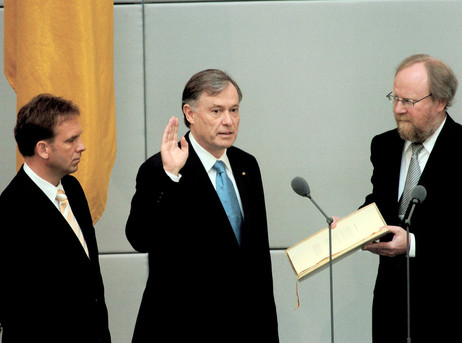 Horst Köhler mit Wolfgang Thierse