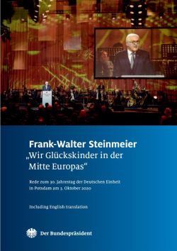 Bundespräsident Frank-Walter Steinmeier: "Wir Glückskinder in der Mitte Europas" (Abb. Titel)